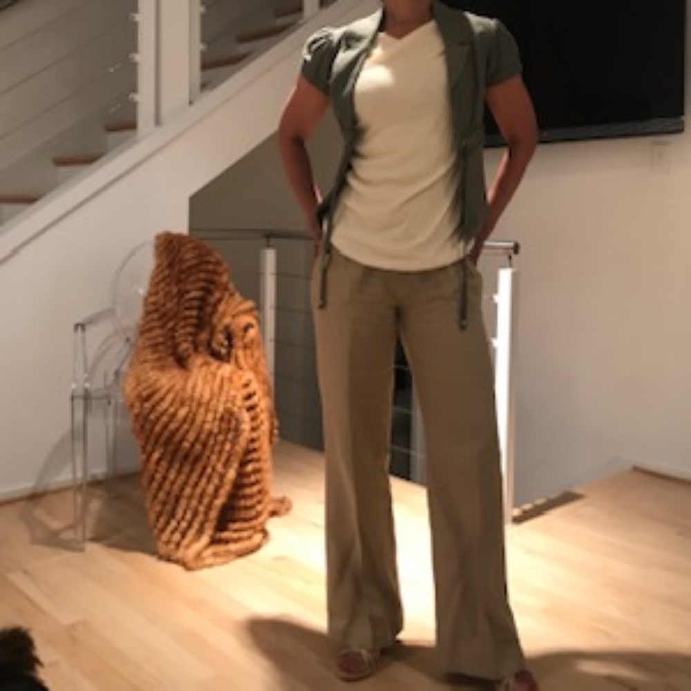 Guess Jacket (Olive) & Pants (Tan) Set